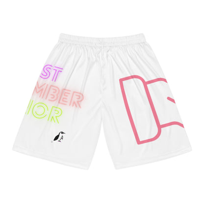 Basketball Shorts: Fight Cancer White