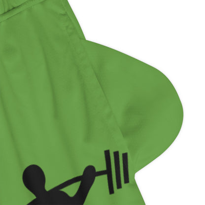 Basketball Rib Shorts: Weightlifting Green