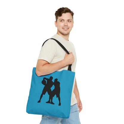 Tote Bag: Basketball Turquoise