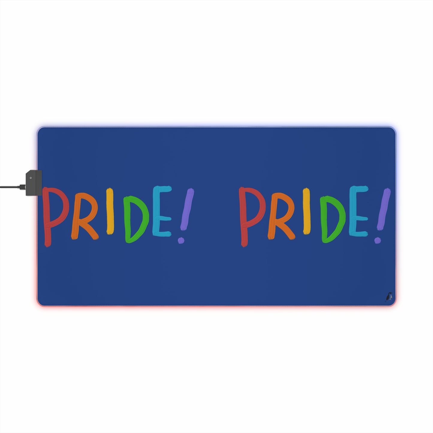 LED Gaming Mouse Pad: LGBTQ Pride Dark Blue