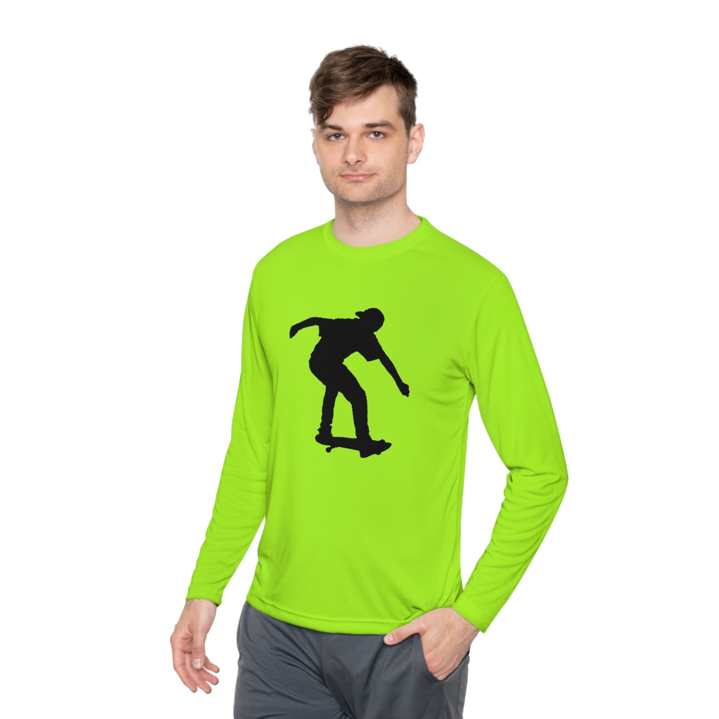 Lightweight Long Sleeve Tee: Skateboarding #2