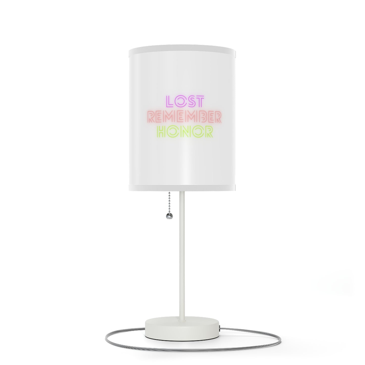 Lamp on a Stand, US|CA plug: Football White