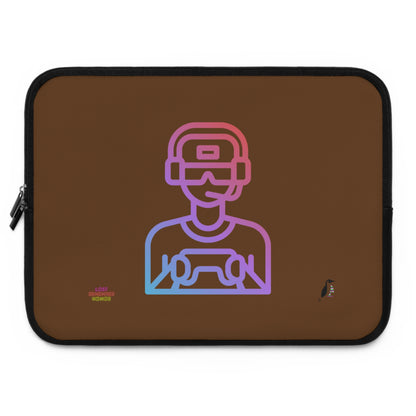 Laptop Sleeve: Gaming Brown