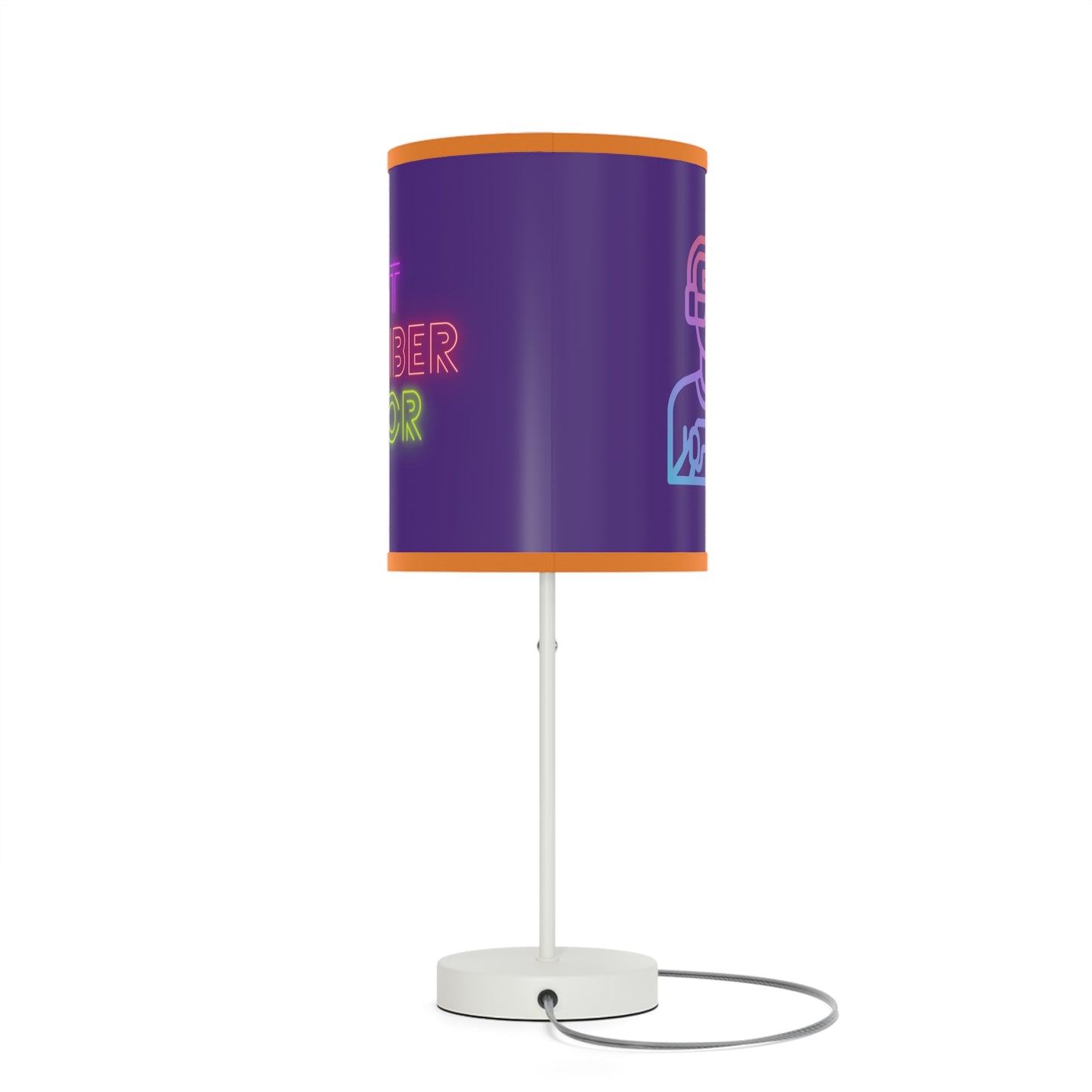 Lamp on a Stand, US|CA plug: Gaming Purple