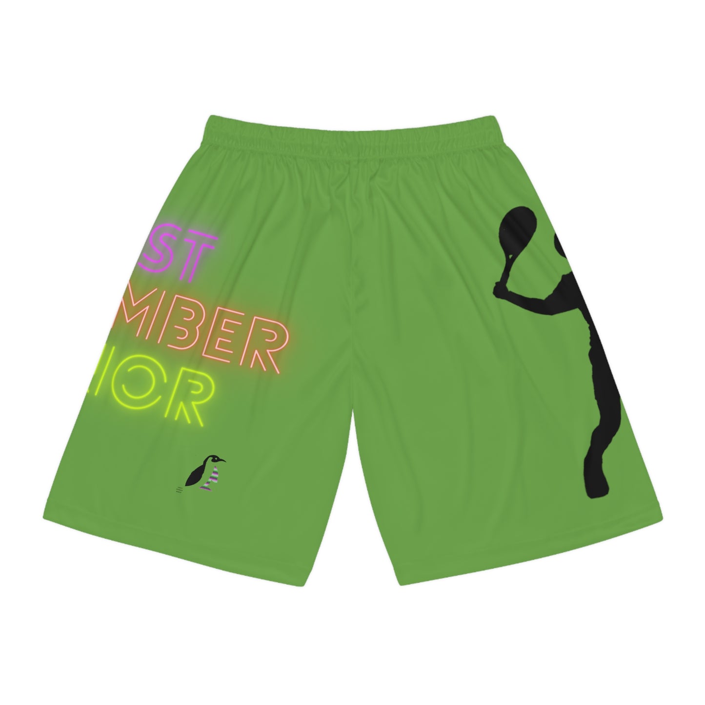 Basketball Shorts: Tennis Green