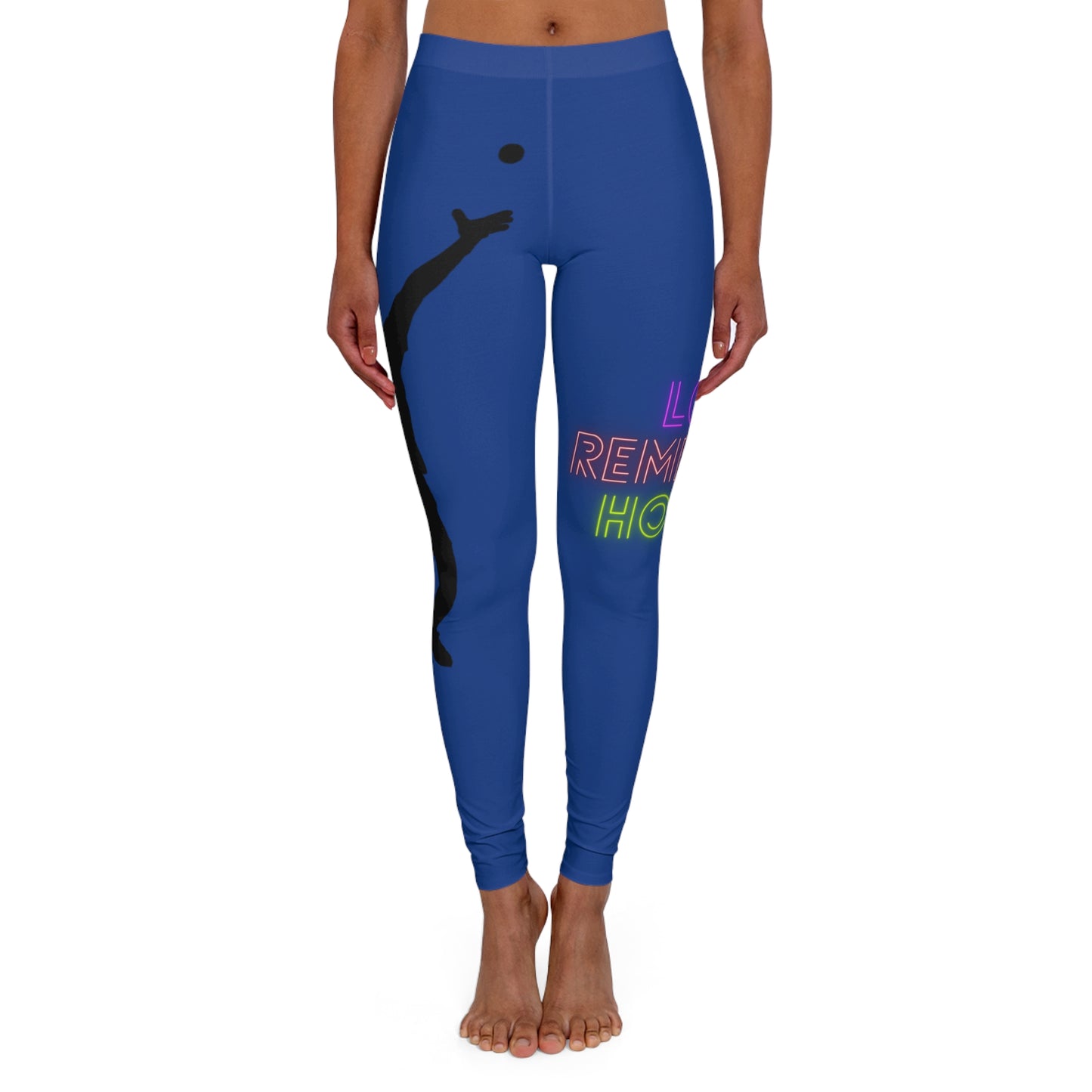 Women's Spandex Leggings: Tennis Dark Blue