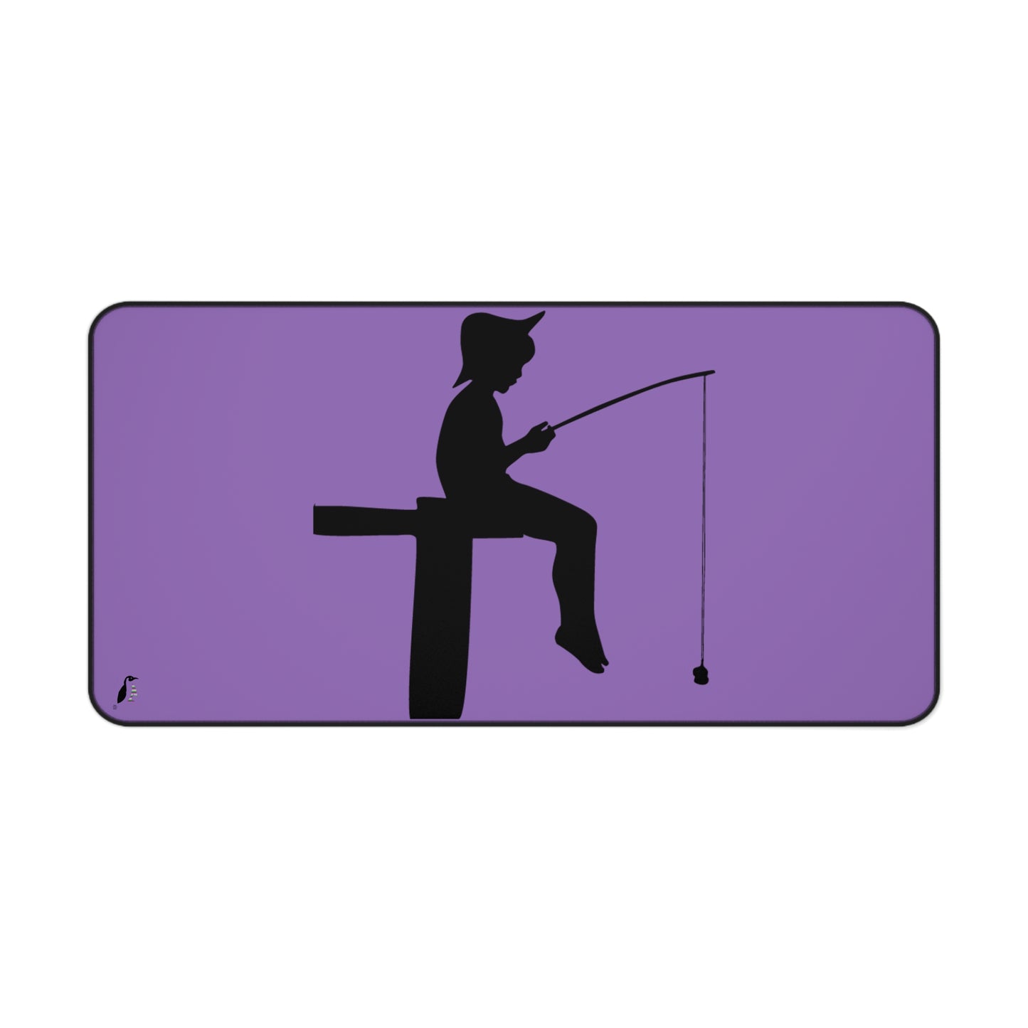 Desk Mat: Fishing Lite Purple