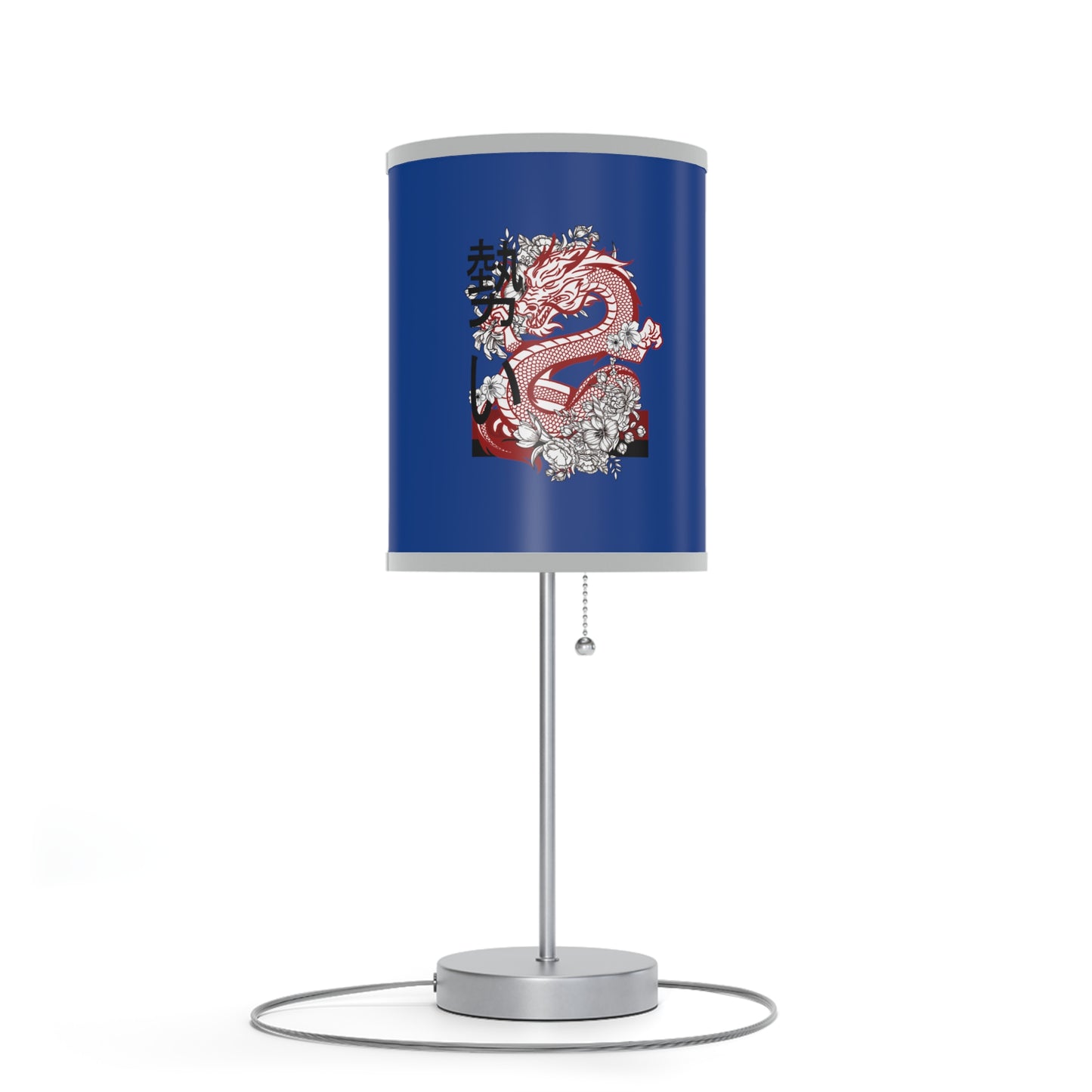 Lamp on a Stand, US|CA plug: Dragons Dark Blue 