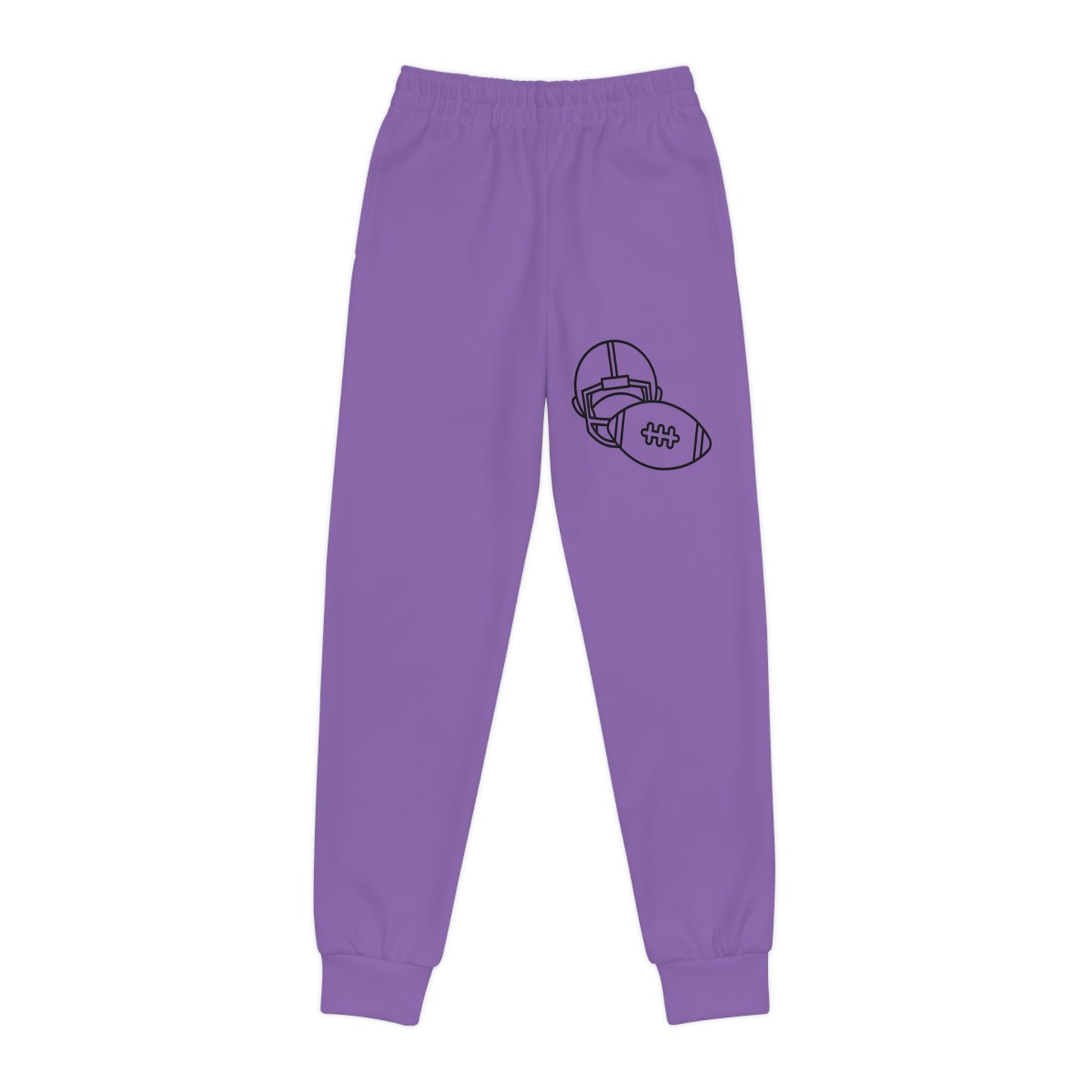 Youth Joggers: Football Lite Purple