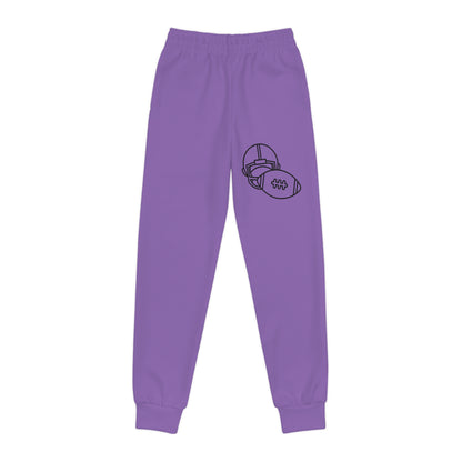 Youth Joggers: Football Lite Purple