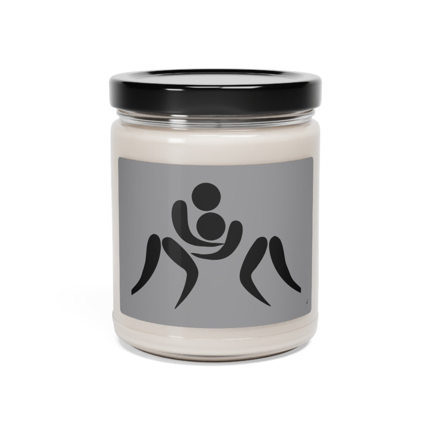 Scented Soy Candle, 9oz: Wrestling Grey