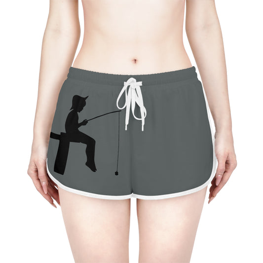 Women's Relaxed Shorts: Fishing Dark Grey