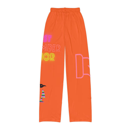 Kids Pajama Pants: Fight Cancer Orange