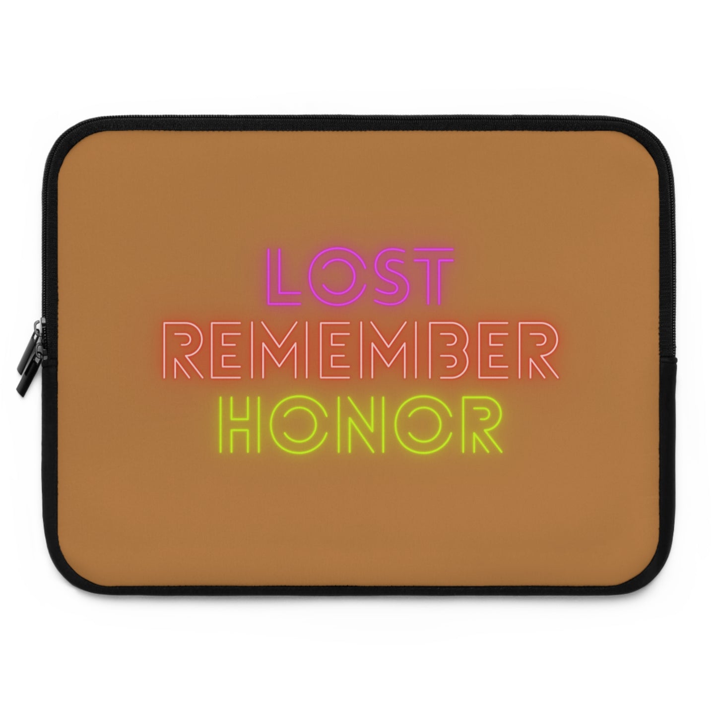 Laptop Sleeve: Lost Remember Honor Lite Brown