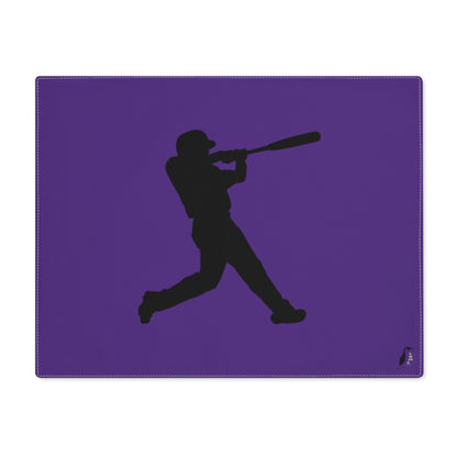 Placemat, 1pc: Baseball Purple