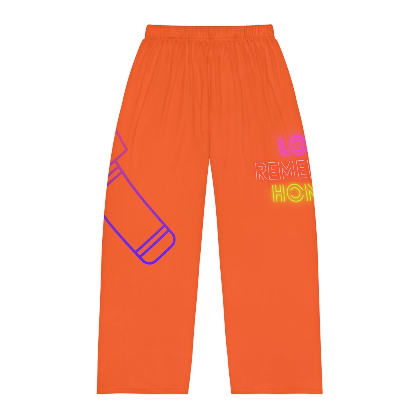 Men's Pajama Pants: Music Orange