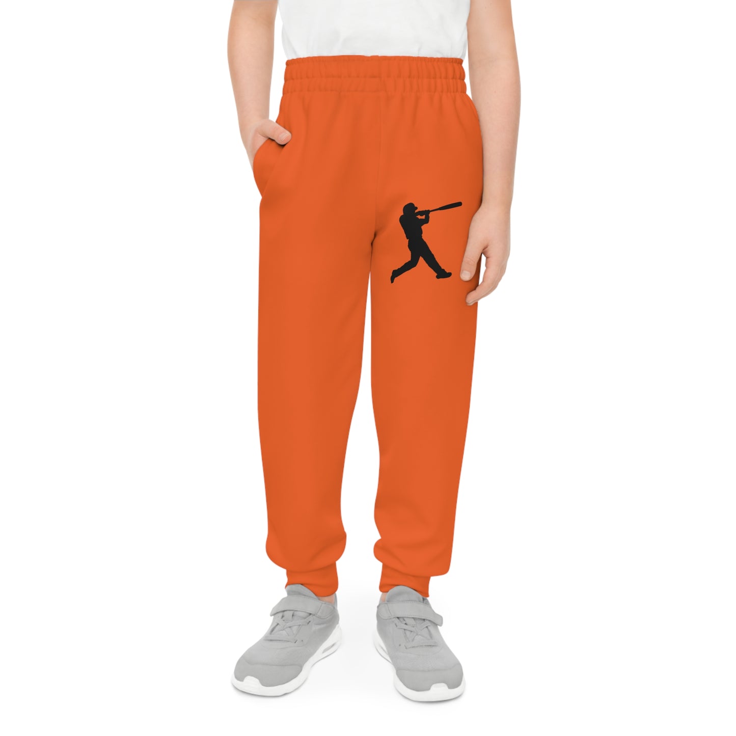 Youth Joggers: Baseball Orange