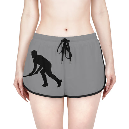 Women's Relaxed Shorts: Hockey Grey