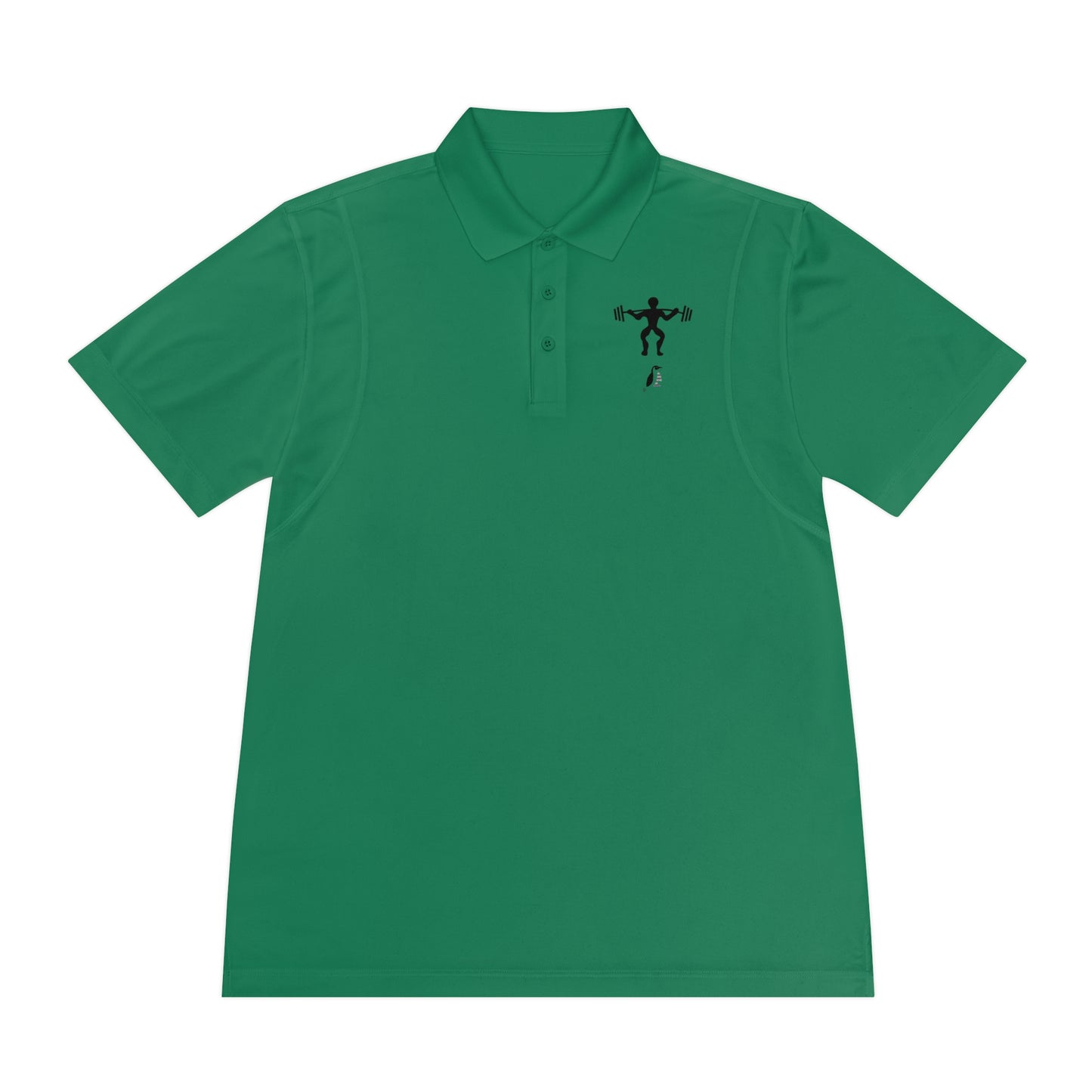 Men's Sport Polo Shirt: Weightlifting #2