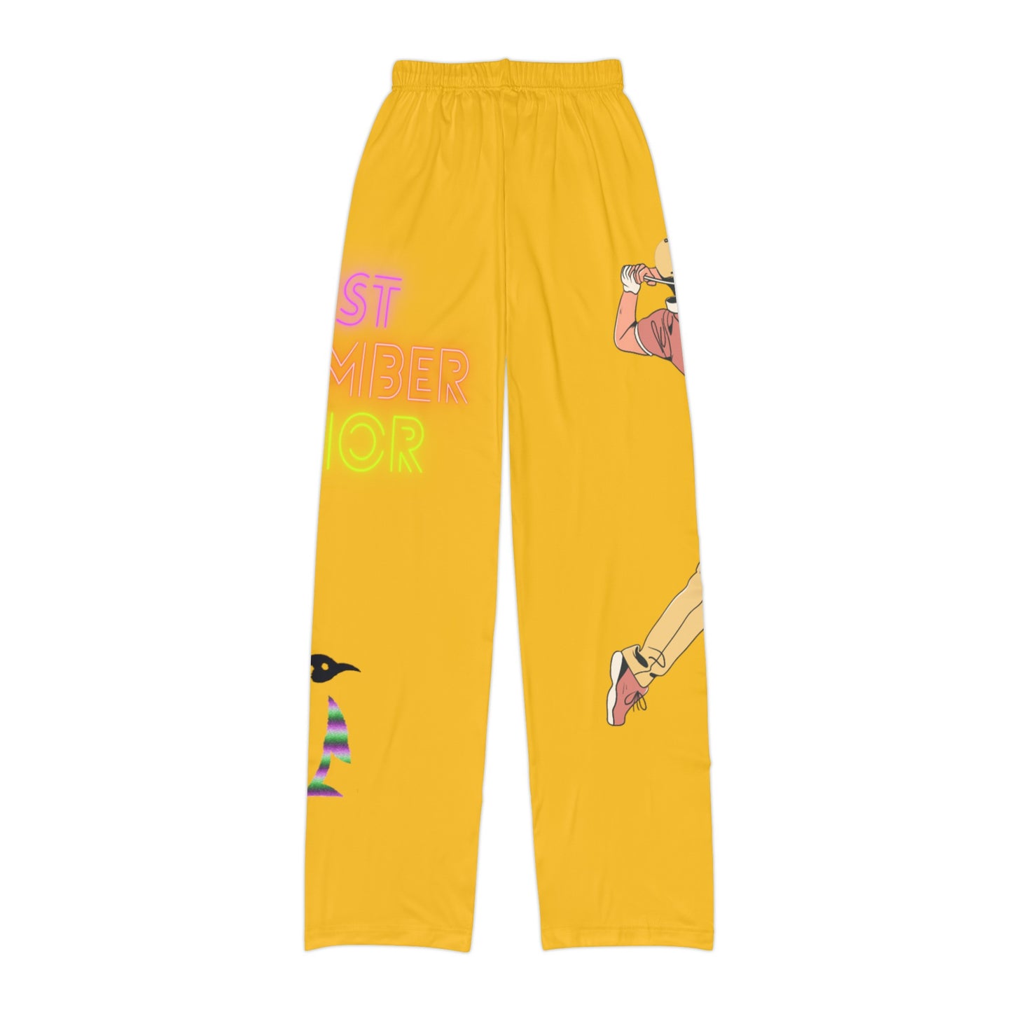 Kids Pajama Pants: Golf Yellow