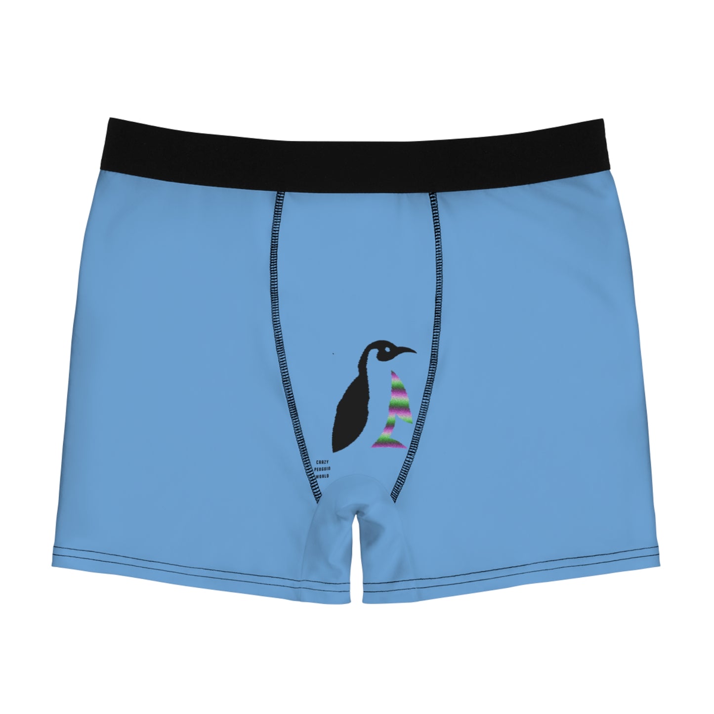 Men's Boxer Briefs: Hockey Light Blue