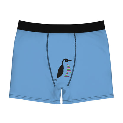 Men's Boxer Briefs: Hockey Light Blue