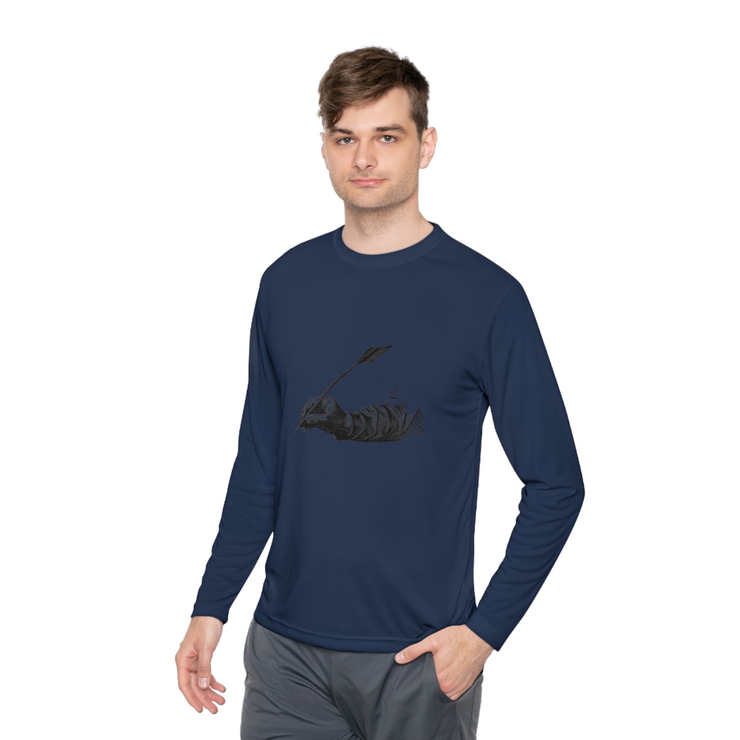 Lightweight Long Sleeve Tee: Writing #2