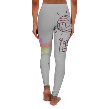 Women's Spandex Leggings: Volleyball Lite Grey