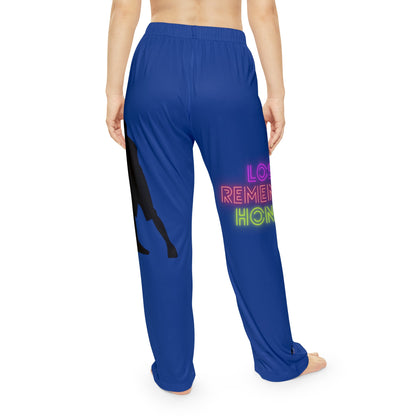 Women's Pajama Pants: Basketball Dark Blue