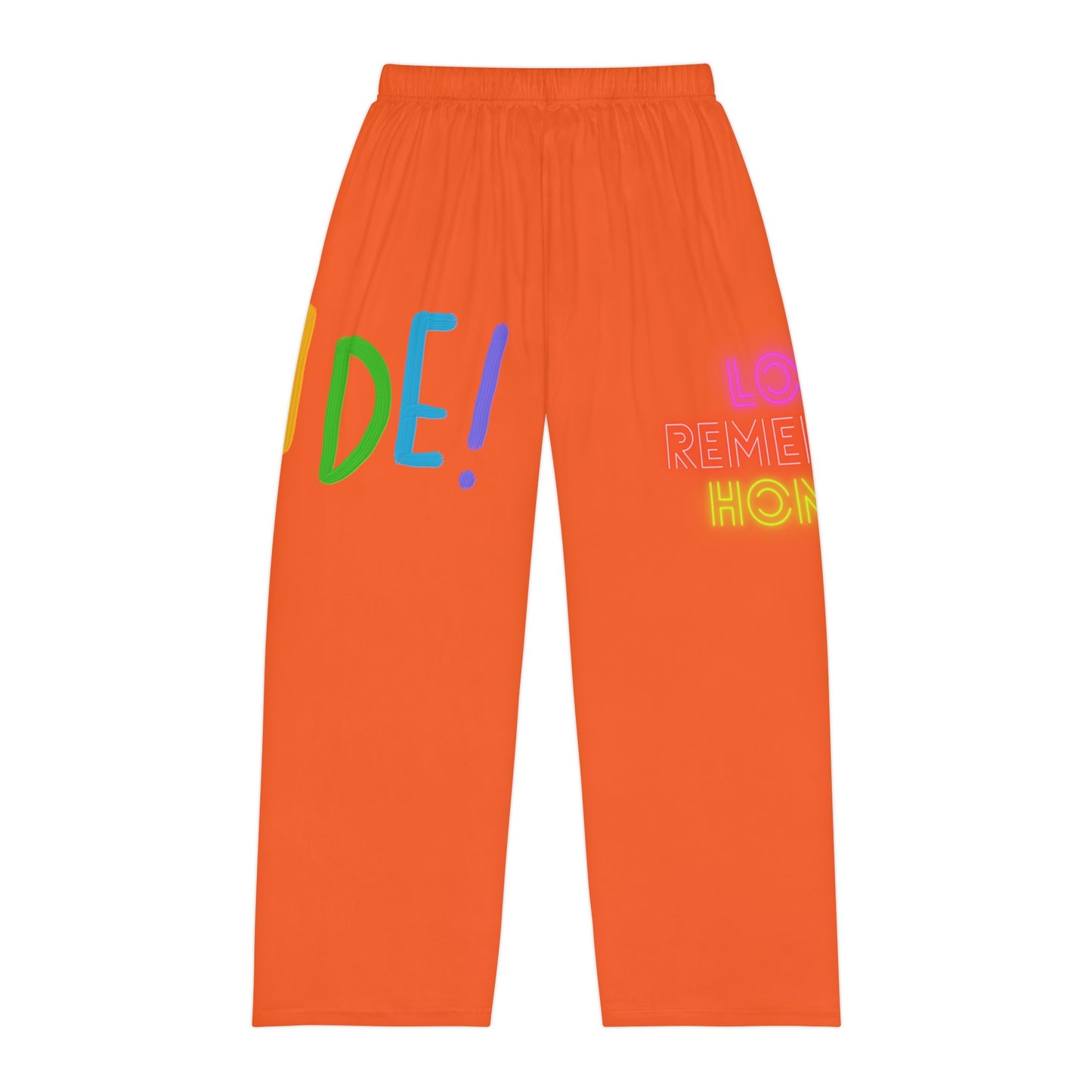 Men's Pajama Pants: LGBTQ Pride Orange