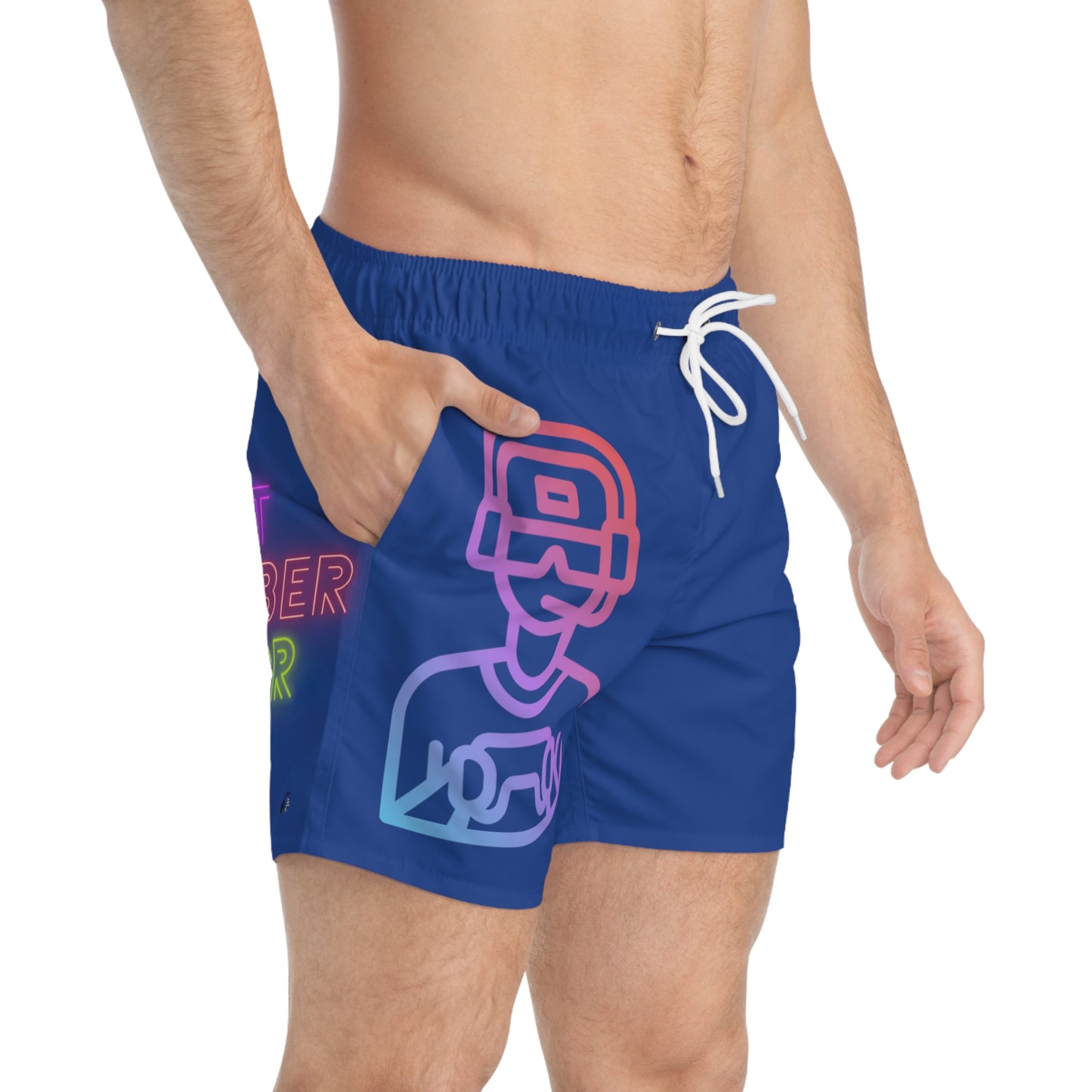 Swim Trunks: Gaming Blue