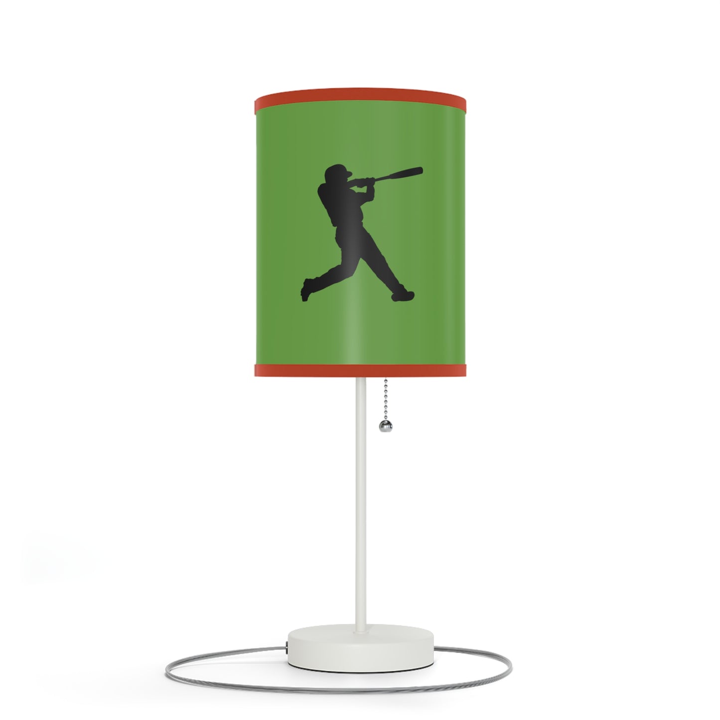 Lamp on a Stand, US|CA plug: Baseball Green 