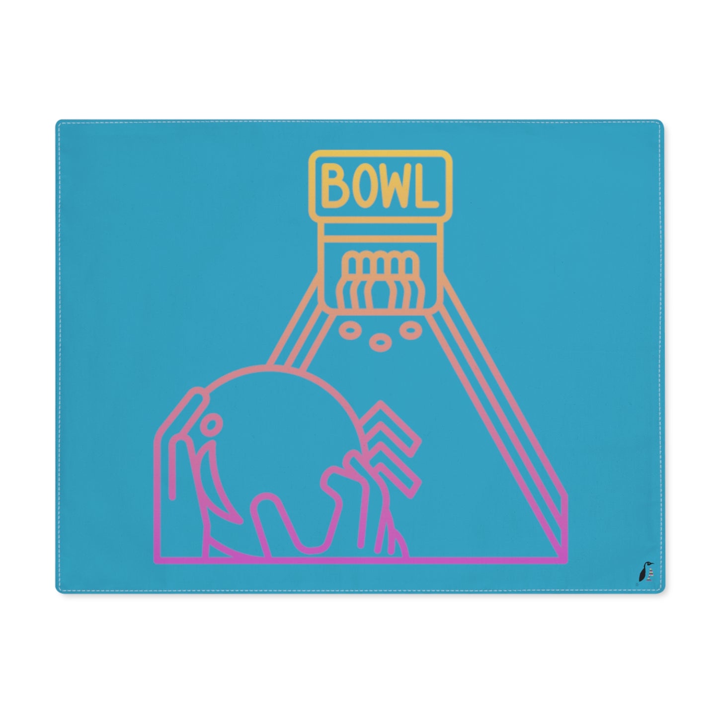 Placemat, 1pc: Bowling Turquoise