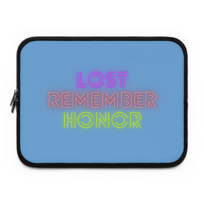 Laptop Sleeve: Lost Remember Honor Lite Blue