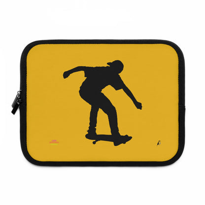 Laptop Sleeve: Skateboarding Yellow