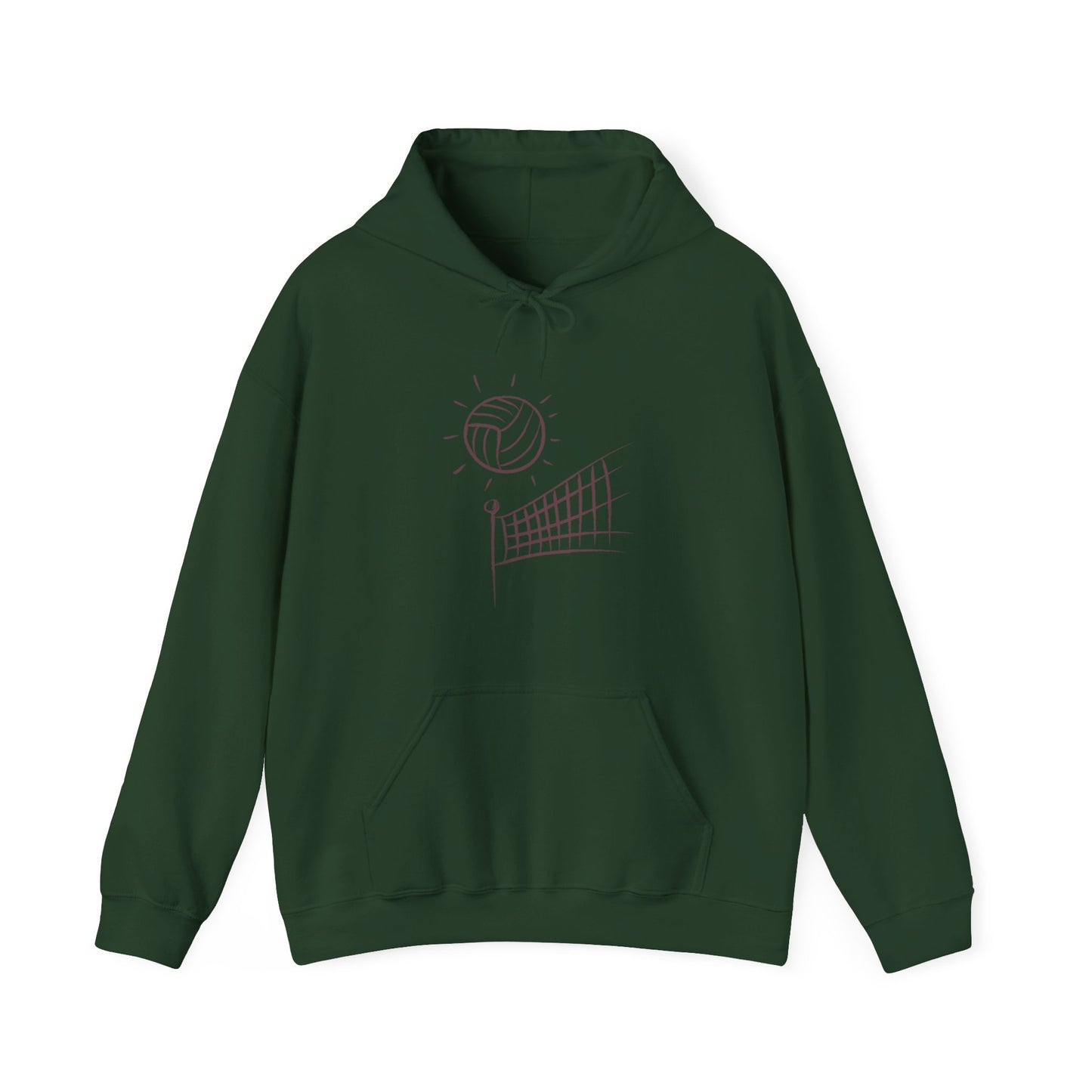 Heavy Blend™ Hooded Sweatshirt: Volleyball #1