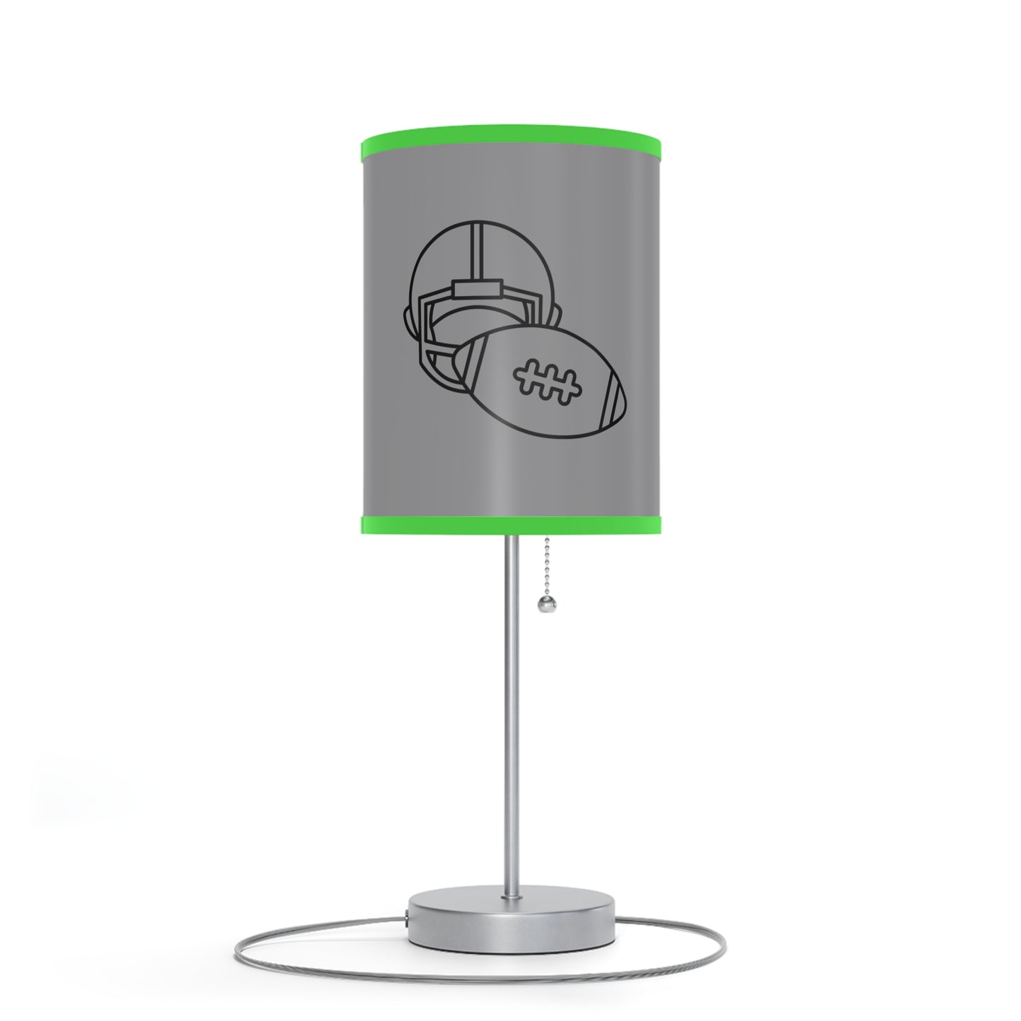 Lamp on a Stand, US|CA plug: Football Grey 