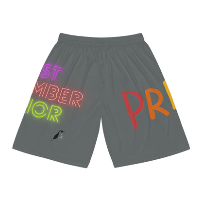 Basketball Shorts: LGBTQ Pride Dark Grey