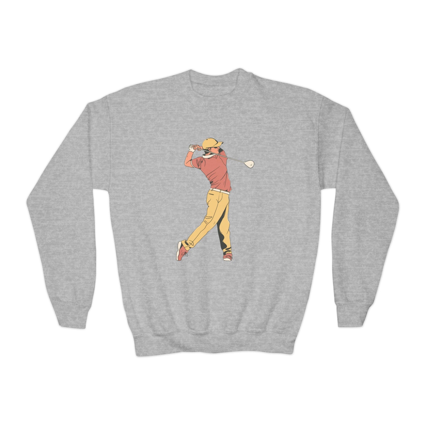 Youth Crewneck Sweatshirt: Golf 