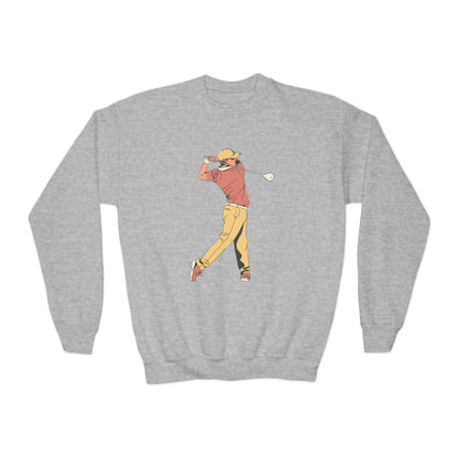 Youth Crewneck Sweatshirt: Golf