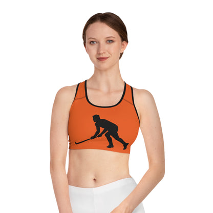 Sports Bra: Hockey Orange