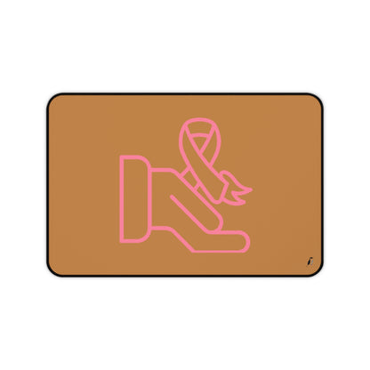 Desk Mat: Fight Cancer Lite Brown