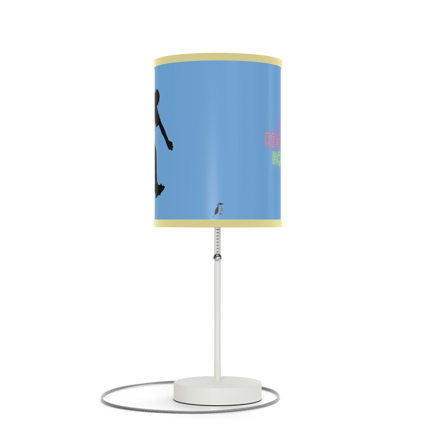 Lamp on a Stand, US|CA plug: Skateboarding Lite Blue 