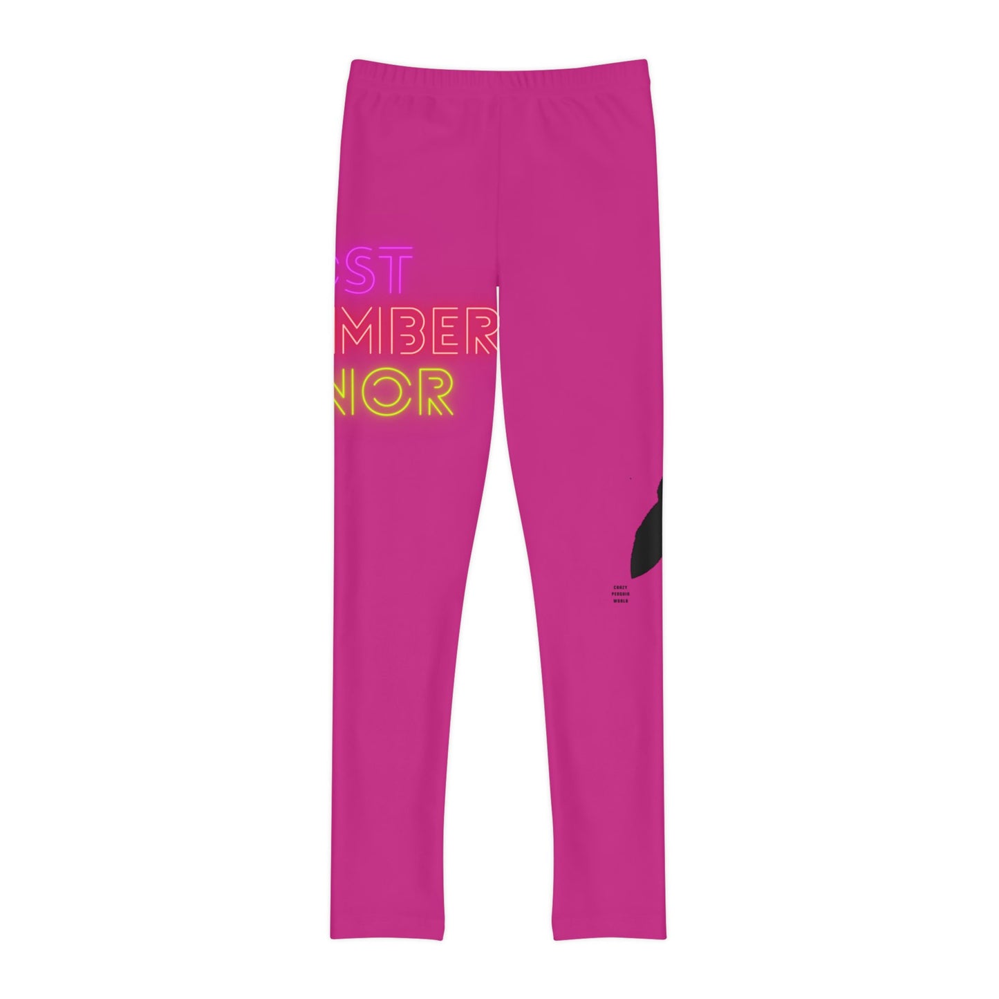 Youth Full-Length Leggings: Lost Remember Honor Pink