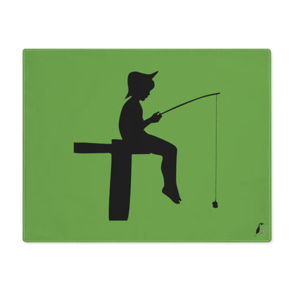 Placemat, 1pc: Fishing Green