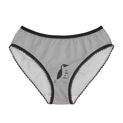 Women's Briefs: Football Lite Grey