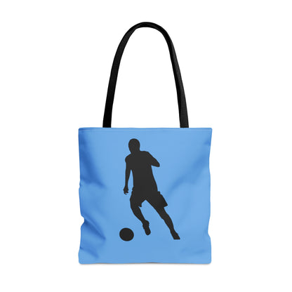 Tote Bag: Soccer Lite Blue