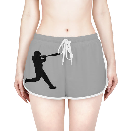 Women's Relaxed Shorts: Baseball Lite Grey