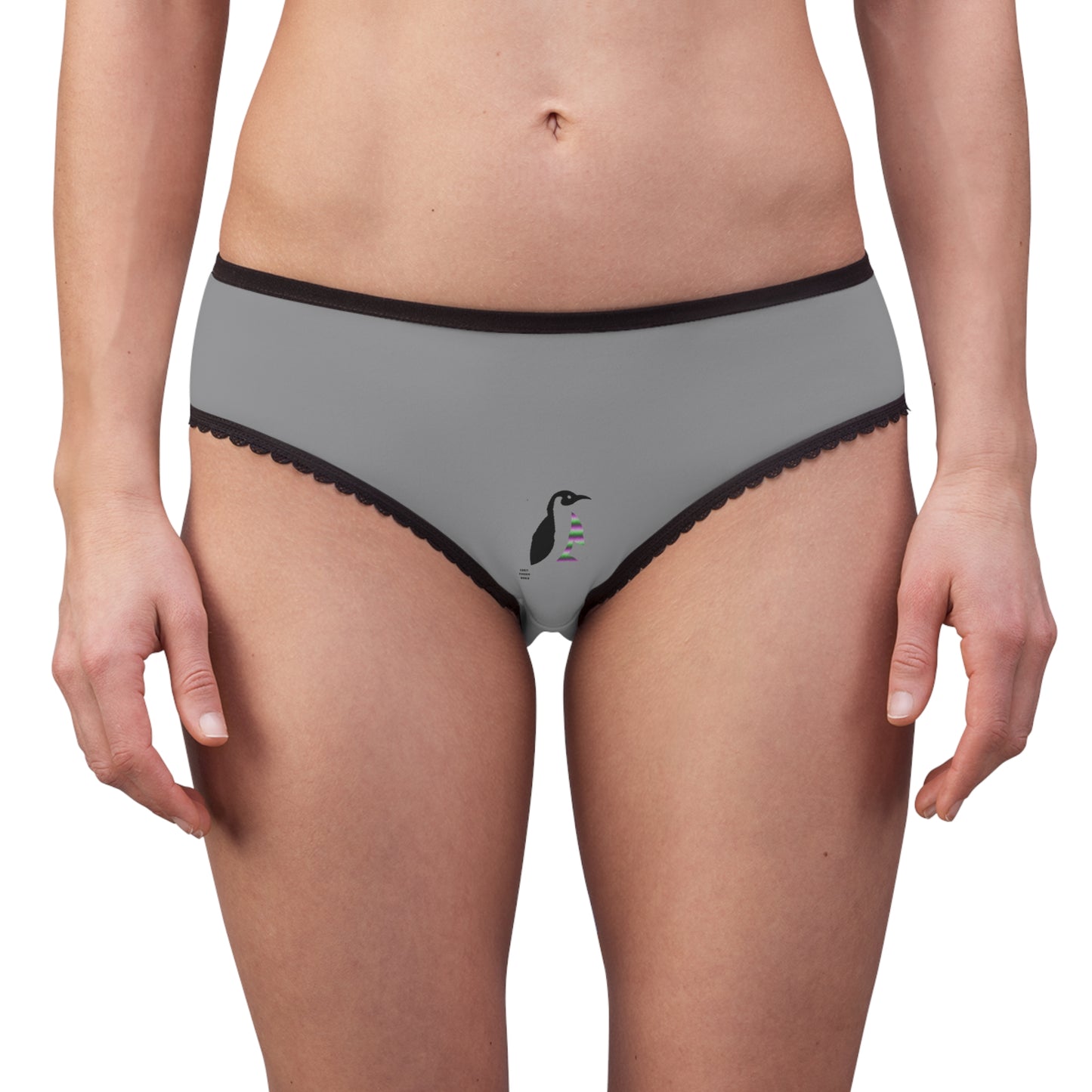 Women's Briefs: Wrestling Grey