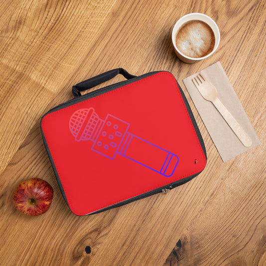 Lunch Bag: Music Red